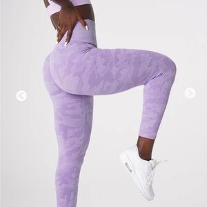 Lilac Camo Seamless Leggings